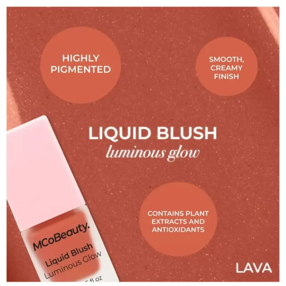 MCoBeauty Liquid Blush Luminous Glow 15 mL BUNDLE of 3 - NEW in Pkg